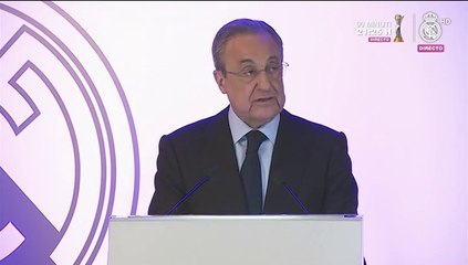 Florentino Pérez: "El futuro pasa por el nuevo Santiago Bernabéu, una referencia del siglo XXI"
