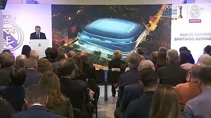Florentino Pérez presenta el nuevo Santiago Bernabeu