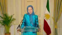 Maryam Rajavi addresses the March 8 Demonstration in Washington D.C.