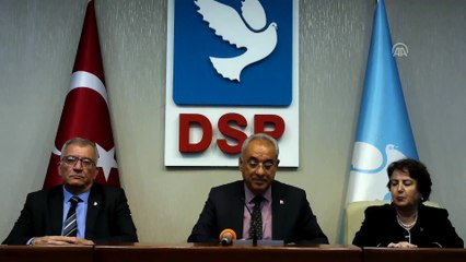 DSP'den yerel seçim değerlendirmesi - ANKARA
