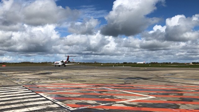 Premier vol commercial Brest-Amsterdam avec Hop