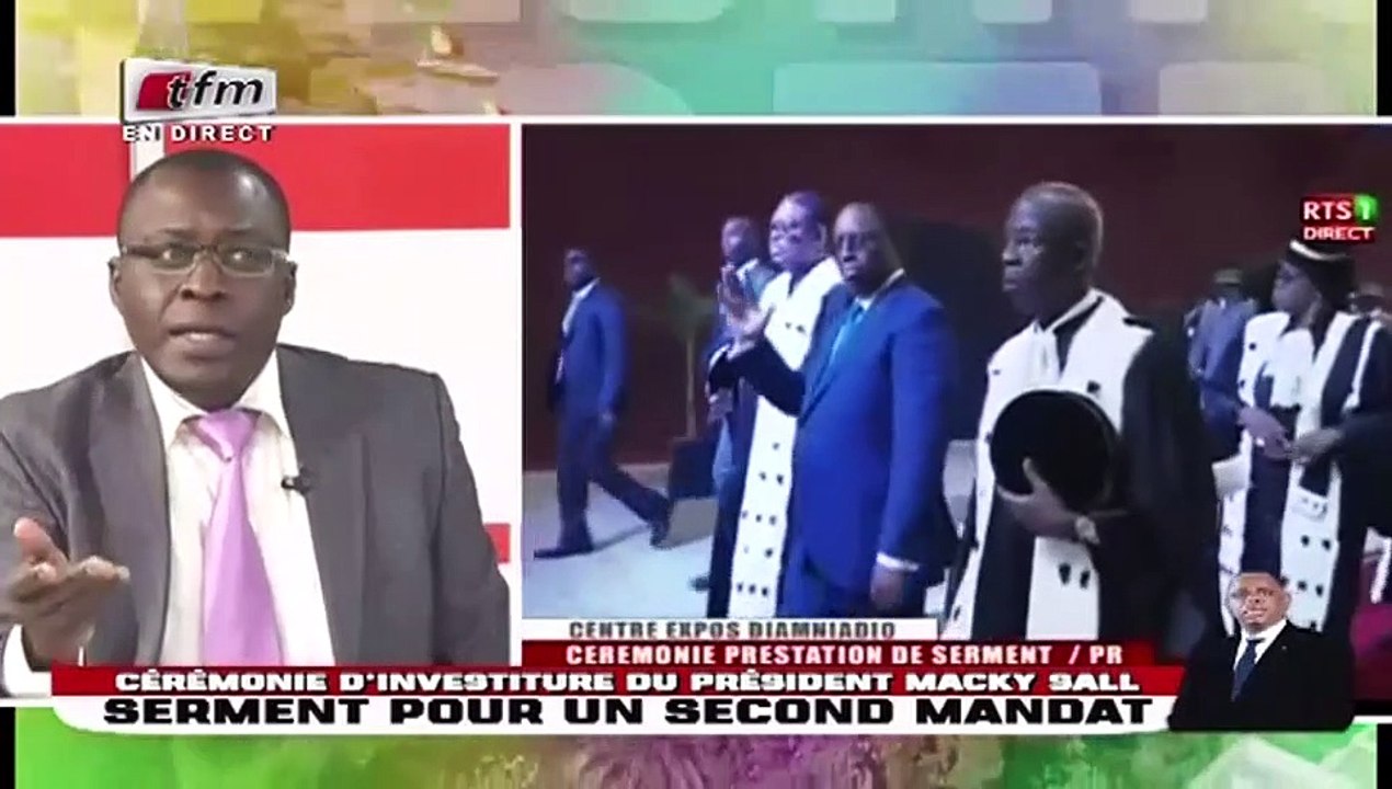 Suivez l' arrivée du Président Macky SALL à Diamniadio pour sa prestation de serment