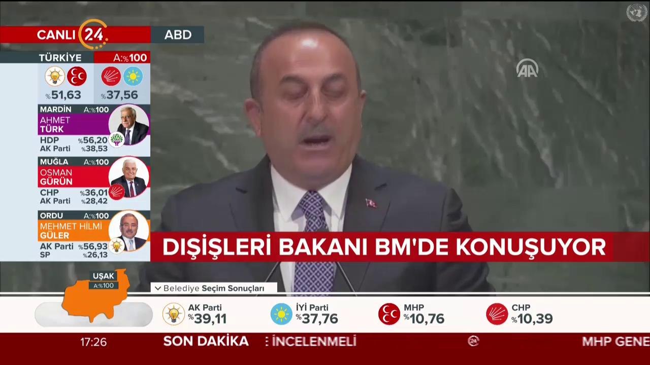 Çavuşoğlu BM'de
