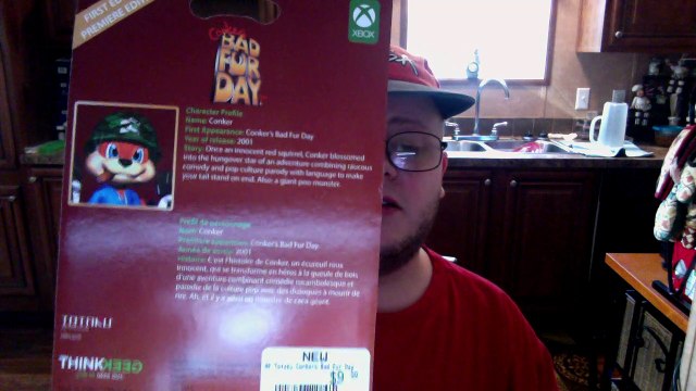 An Unboxing Of Conker Action Figure (X-Box) (Figure Made By Totaku)