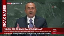 Dışişleri Bakanı Çavuşoğlu'ndan BM'de Teröre Karşı Güç Birliği Çağrısı