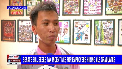 Senate bill seeks tax incentives for employers hiring ALS graduates