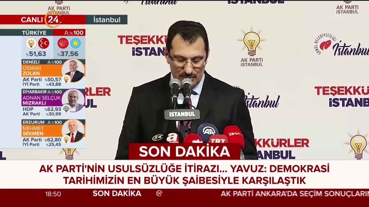 Ali İhsan Yavuz açıklama yapıyor