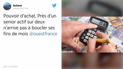 Pouvoir d’achat. Près d’un senior actif sur deux n’arrive pas à boucler ses fins de mois