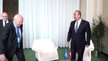 Çavuşoğlu, Medeniyetler İttifakı Yüksek Temsilcisi Moratinos ile görüştü - NEW YORK