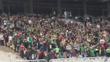 هتافات جماهير الأهلي والاتحاد قبل انطلاق المباراة