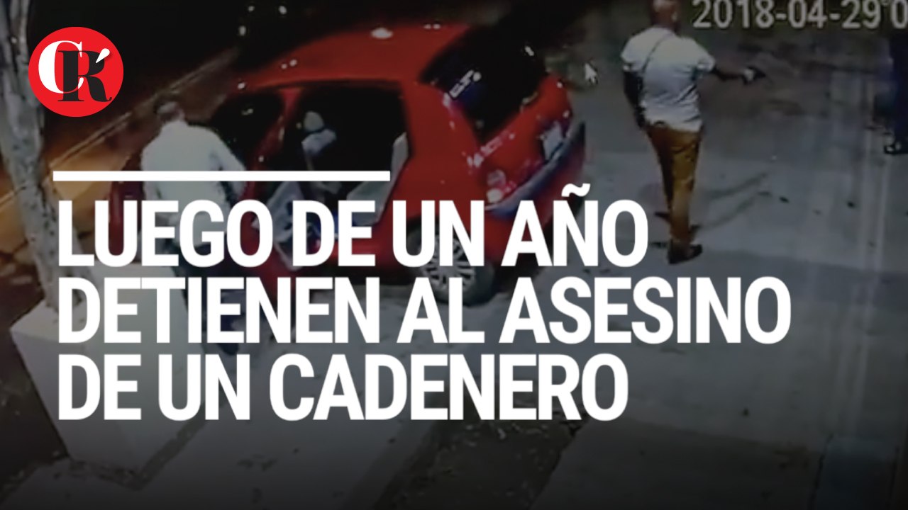 Luego de un año, detienen al asesino de un cadenero