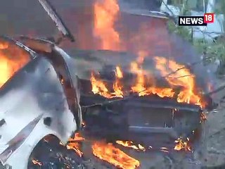 VIDEO :  भरतपुर के मथुरा गेट थाना में आग लगने से जब्त वाहन जले