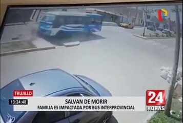 Trujillo: bus choca contra moto y se da a la fuga