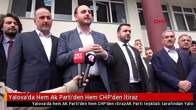 Yalova'da Hem Ak Parti'den Hem CHP'den İtiraz