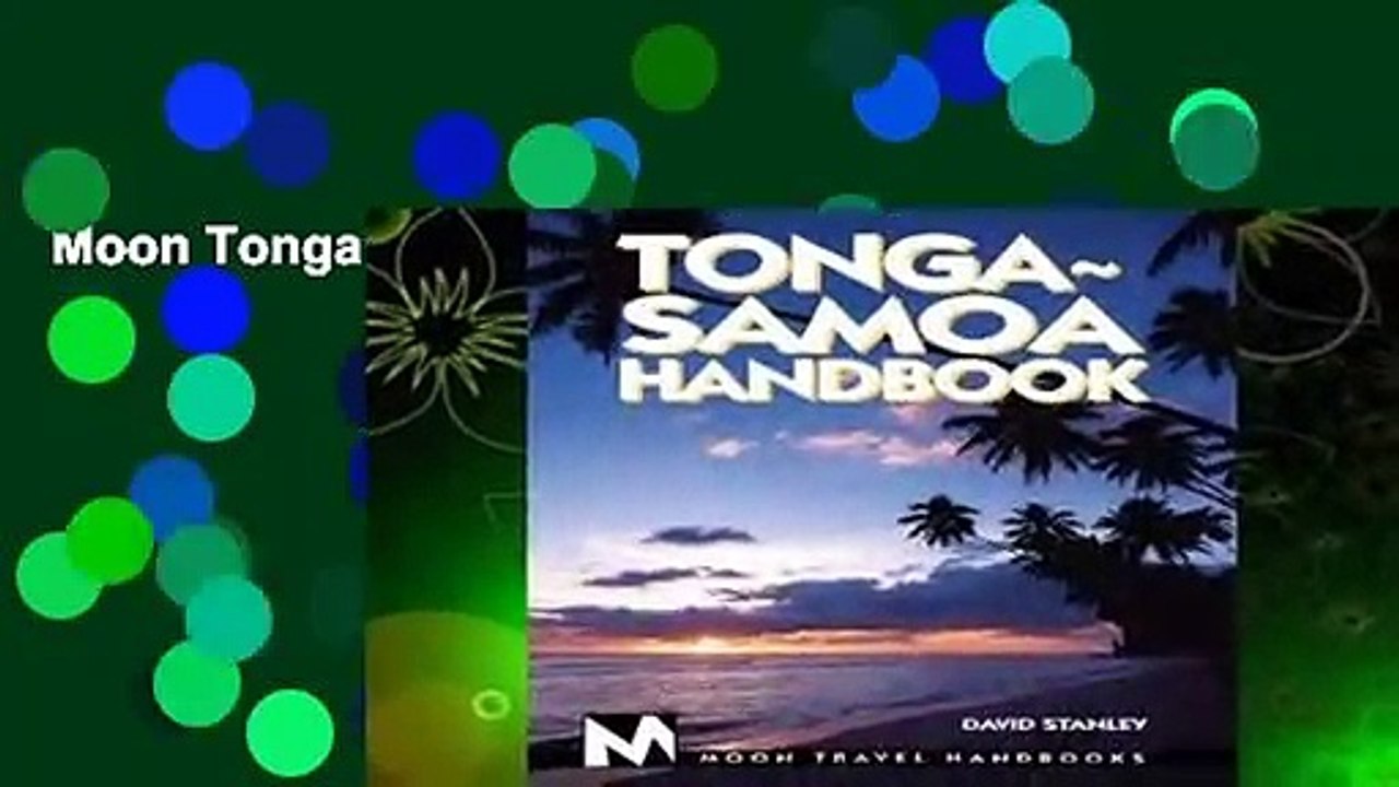 Moon Tonga-Samoa (Moon Handbooks)