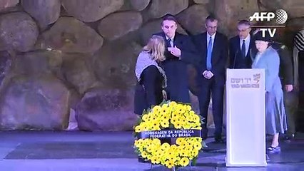 Bolsonaro visita el Museo del Holocausto en Jerusalén