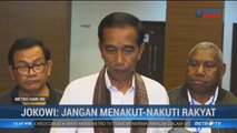 Soal <i>People Power</i> Amien Rais, Jokowi: Jangan Menakut-nakuti Rakyat
