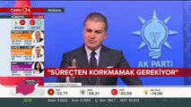 AK Parti Sözcüsü Ömer Çelik açıklama yapıyor
