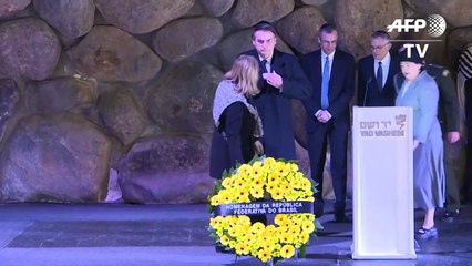 Bolsonaro visita el Museo del Holocausto en Jerusalén