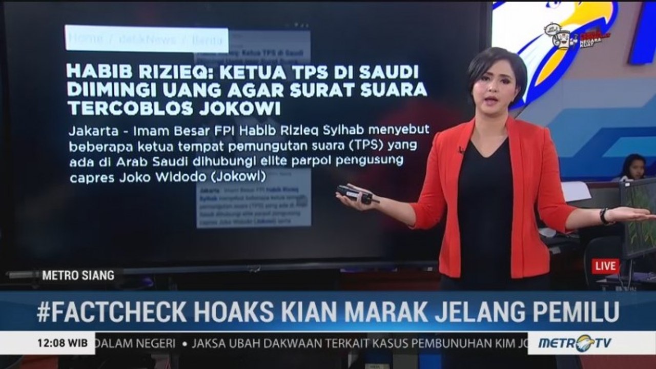 Menangkal Ribuan Hoaks Setiap Hari