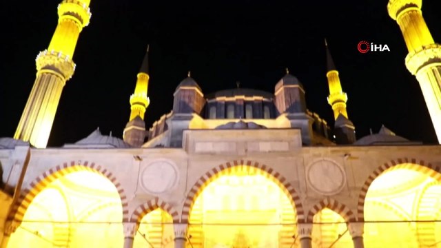 Selimiye Camii’nde Miraç Kandili coşkusu