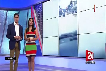 Oxapampa: patrullero ocasiona accidente y deja una joven herida