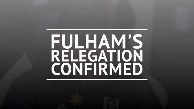 Fulham relegated from the Premier League
