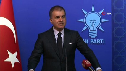 Ömer Çelik basın toplantısı düzenledi