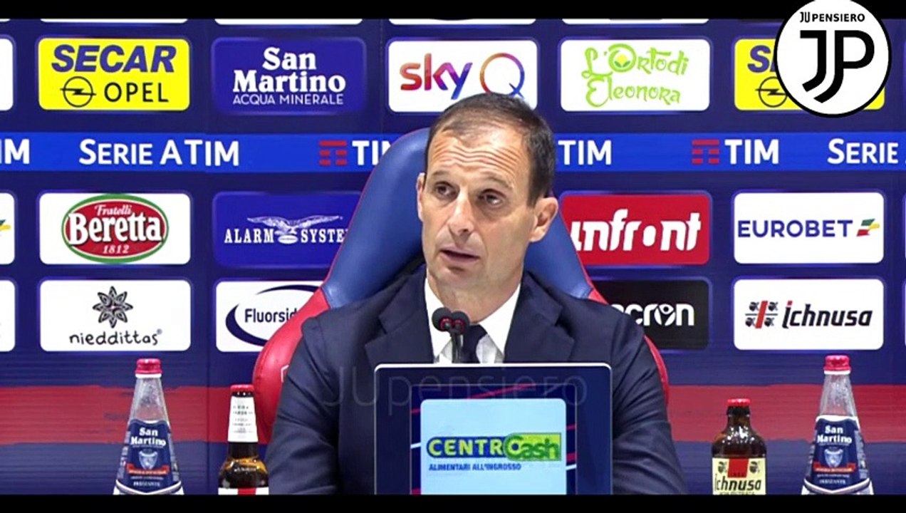 Conferenza stampa ALLEGRI post CAGLIARI-JUVENTUS 0-2 + Intervista: "Spinazzola probabile sia già pronto per il Milan, sui fischi i buu e l'esultanza di KEAN... e su Dybala, Mandzukic, CRISTIANO RONALDO..." | 02.04.2019