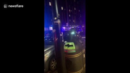 Two young men 'in life-threatening condition' after double knife attack in London's Wembley