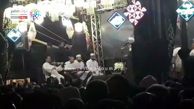 إنشاد محمود التهامي في الليلة الختامية لمولد السيدة زينب