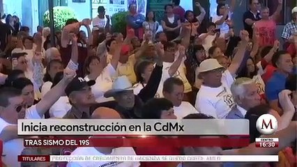 Año y medio despues del 19-S inicia reconstruccion en CdMx