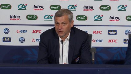 Demies - Genesio : "On est éliminé, c'est le plus dur, on analysera plus tard"