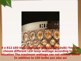 TomDa Flush Mount French Gold Ceiling Crystal Chandelier Lights 4 Lights