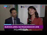 Provincia de Buenos Aires: 102 femicidios en 2018