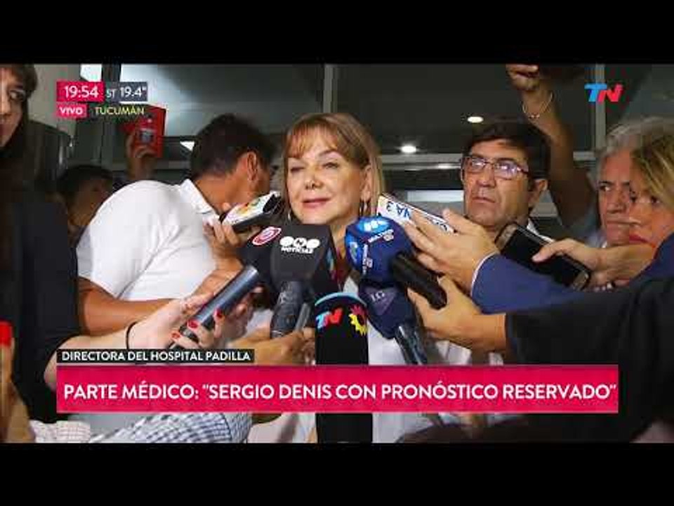 Parte médico: Sergio Denis sigue en estado crítico