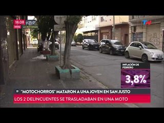 Motochorros mataron a una mujer en San Justo