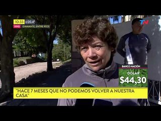 7 meses después nuevos deslizamientos en Diamante