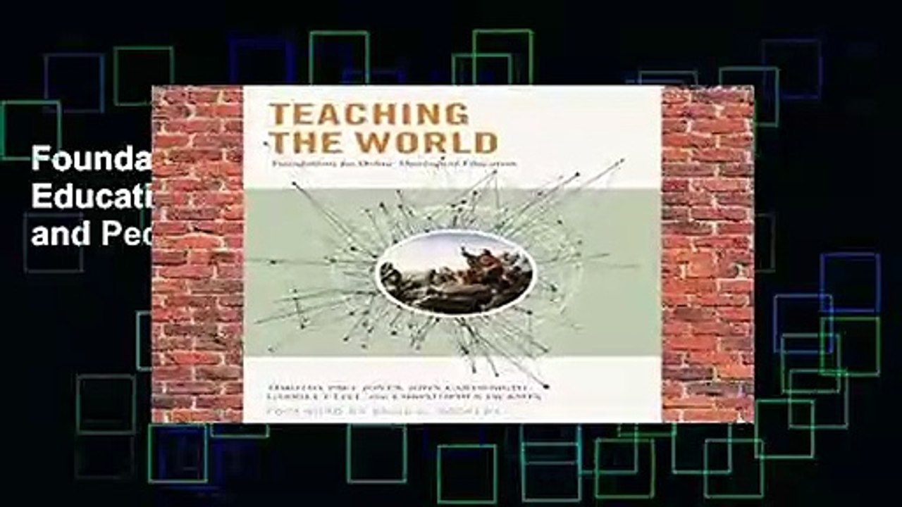 Foundations for Online Theological Education: Biblical, Theological, and Pedagogical