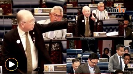 Dewan kecoh! 'Senyap, diam!'