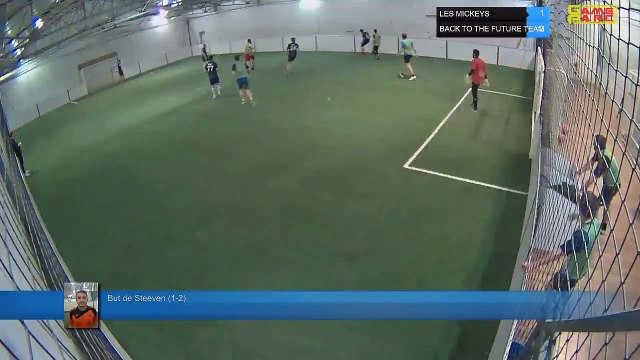 But de Steeven (1-2) - LES MICKEYS Vs BACK TO THE FUTURE TEAM - 02/04/19 19:00 - LIGUE 4