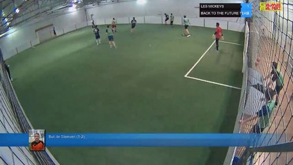 But de Steeven (1-2) - LES MICKEYS Vs BACK TO THE FUTURE TEAM  - 02/04/19 19:00 - LIGUE 4