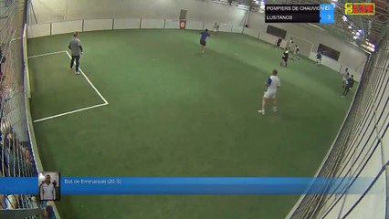 But de Emmanuel (20-3) - POMPIERS DE CHAUVIGNY  Vs LUSITANOS - 02/04/19 20:00 - LIGUE 2