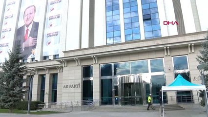 AK Parti Genel Merkezi Önünden Aktüel Görüntüler
