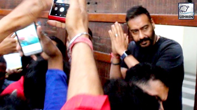 Ajay Devgn Birthday Celebration With Fans WATCH VIDEO