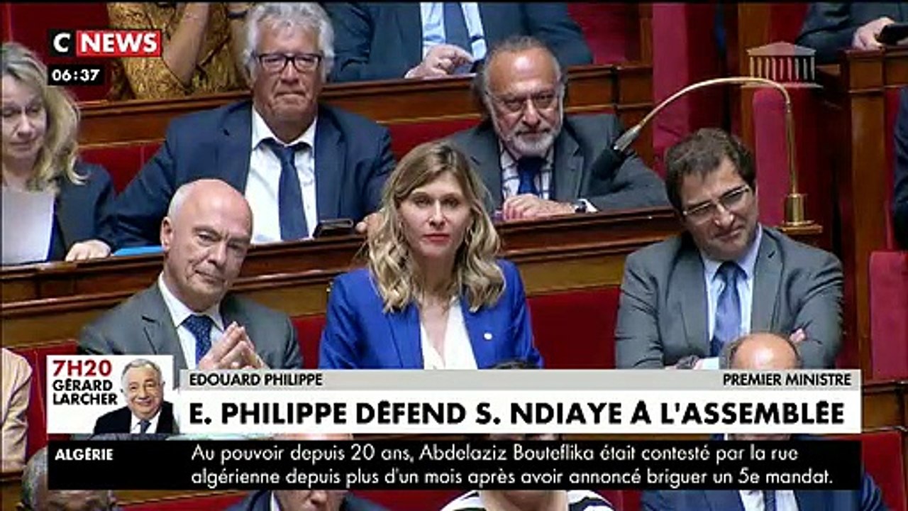 Edouard Philippe prend la défense de la nouvelle porte-parole du gouvernement Sibeth Ndiaye, qualifiant de "bullshit" les critiques visant ses propos controversés