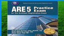ARE 5 Practice Exam for the Architect Registration Exam