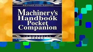 Machinery s Handbook Pocket Companion