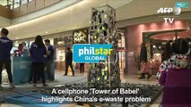 Cell phone 'Tower of Babel' highlights China e-waste problem