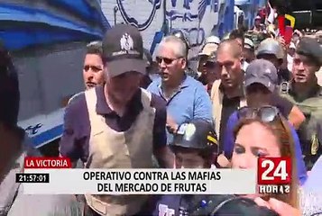 Alcalde Forsyth dirigió amplio operativo en el Mercado de Frutas